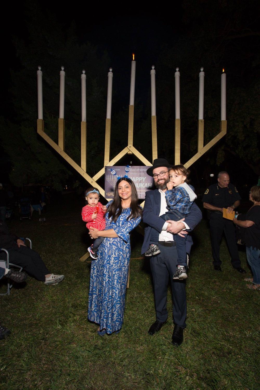 A gathering at Chabad of Venice