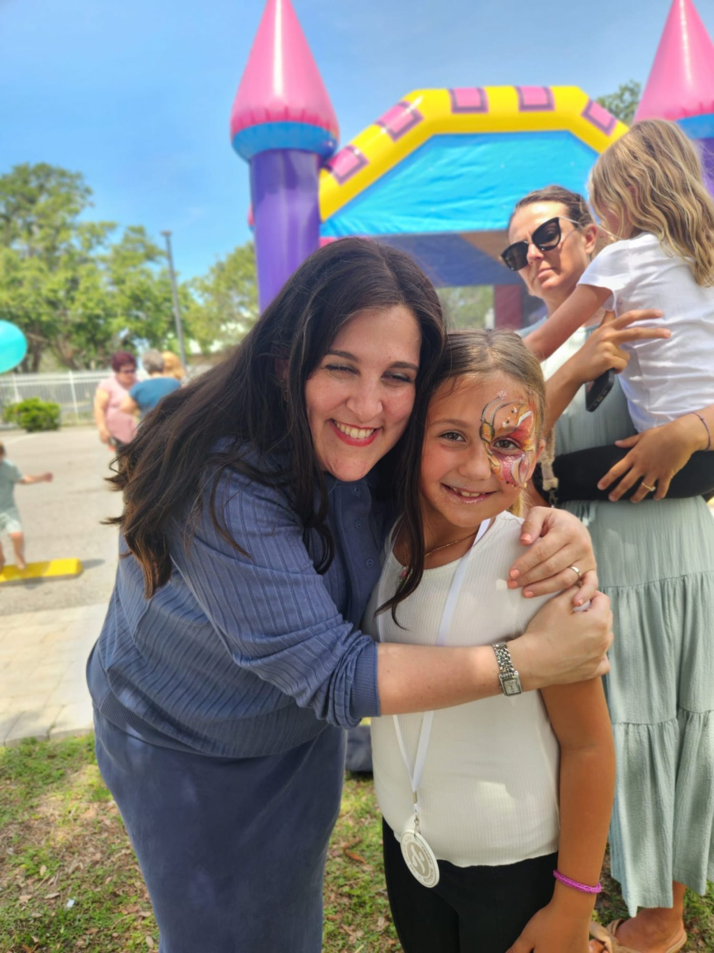 Families at the Sukkot Holiday Festival